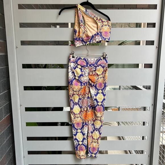 Lici Fit Chakra Multicolor Snake Sportsbra Leggings Matching Workout Set - Picture 5 of 10